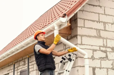 Pose et remplacement de gouttières à Cistrières